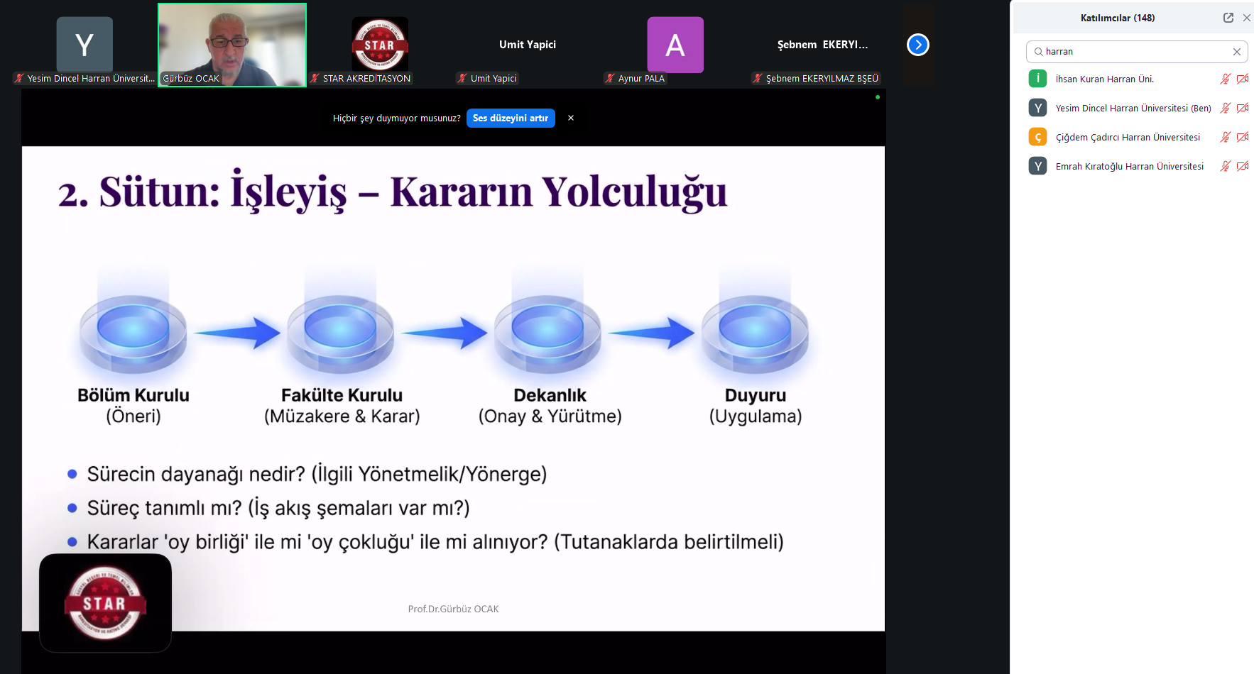 STAR ÖDR HAZIRLAMA EĞİTİMİNDE ÖLÇÜT 8-9-10-11 VE KANIT OKURYAZARLIĞI OTURUMLARI GERÇEKLEŞTİRİLDİ