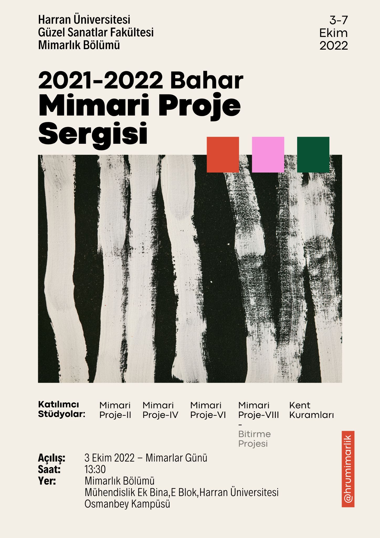 2021-2022 BAHAR DÖNEMİ, DÖNEM SONU PROJE SERGİSİ AÇILIŞI