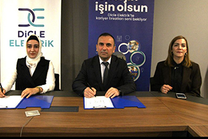 Dicle Elektrik Dağıtım A.Ş ile OSB MYO arasında İş Yeri Eğitimi Protokolü