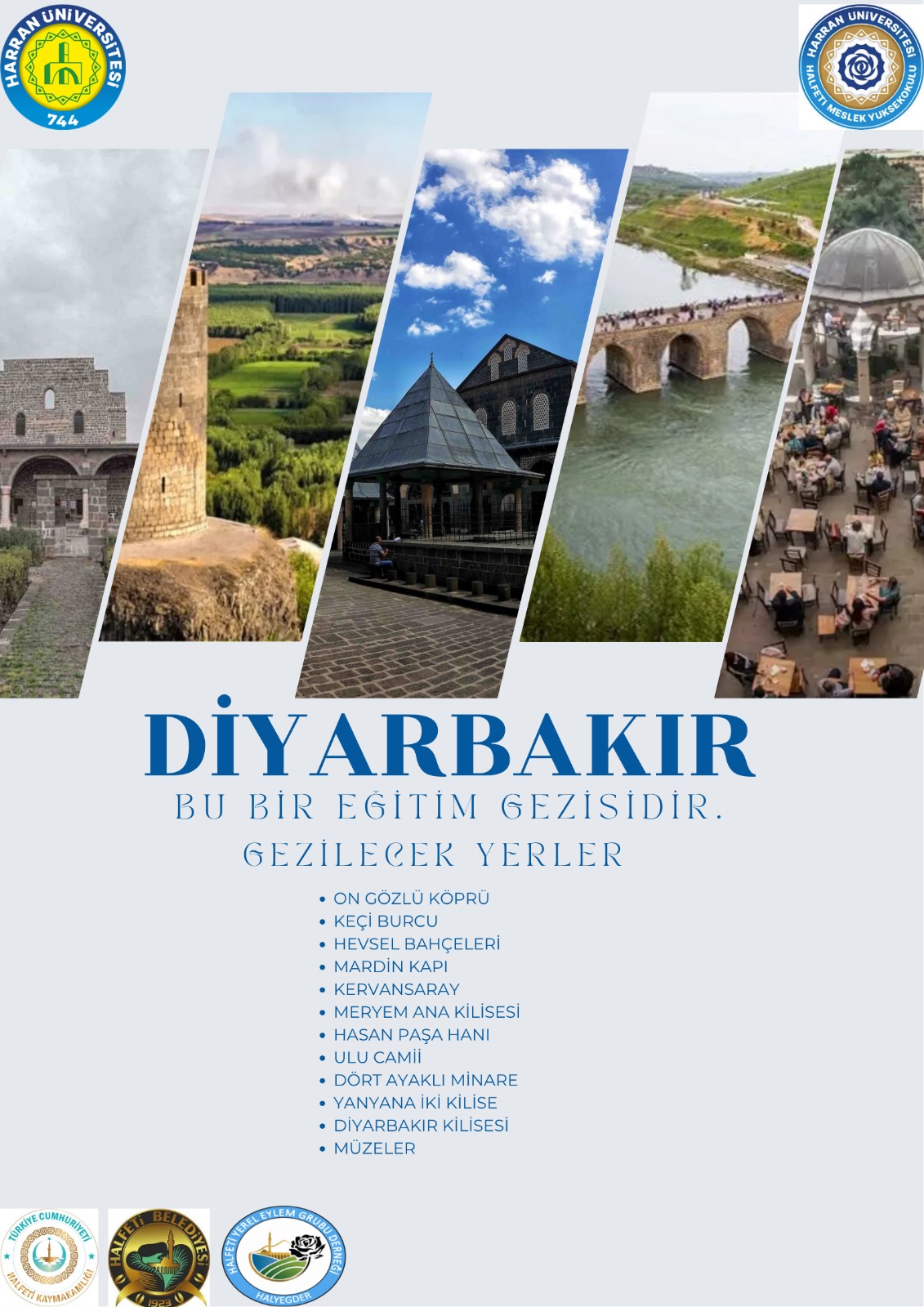 Halfeti MYO Öğrencileri Diyarbakır'a Uygulamalı Eğitim Gezisi Gerçekleştirildi.