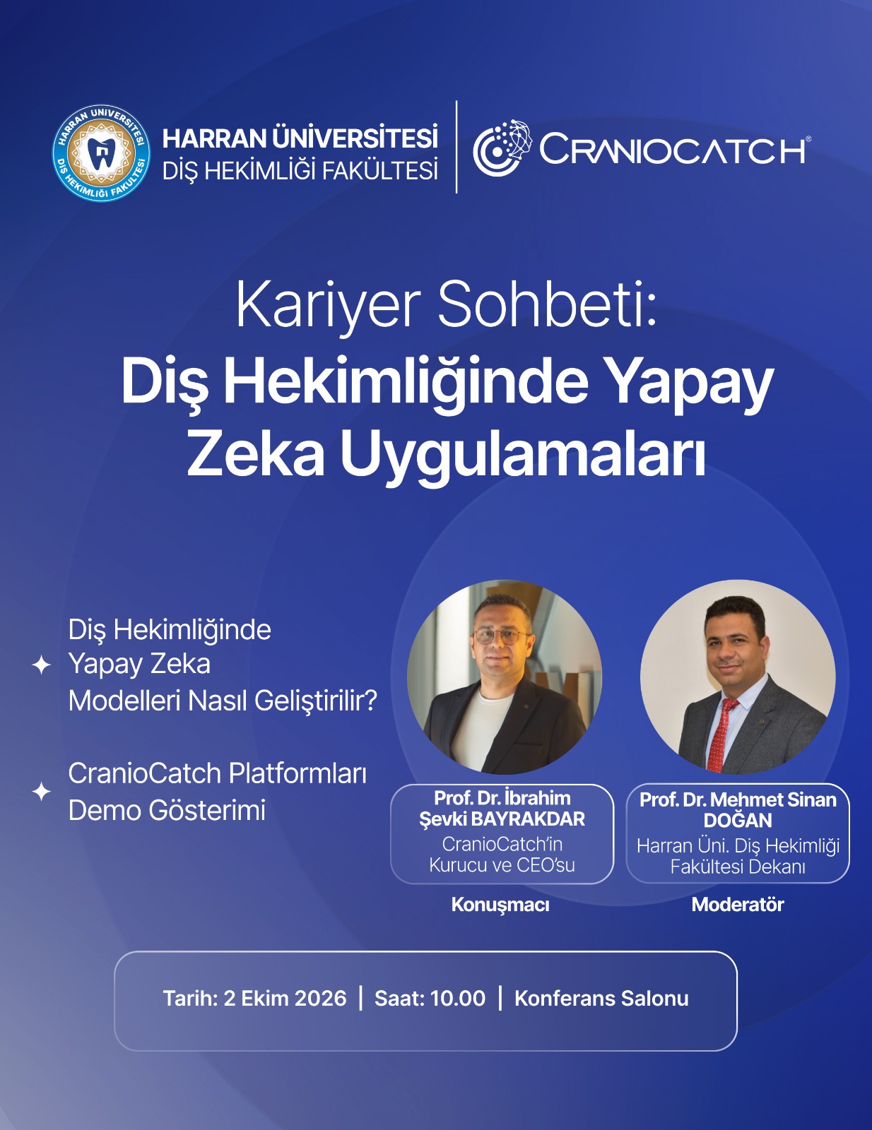 Kariyer Sohbeti: Diş Hekimliğinde Yapay Zeka Uygulamaları Gerçekleştirildi