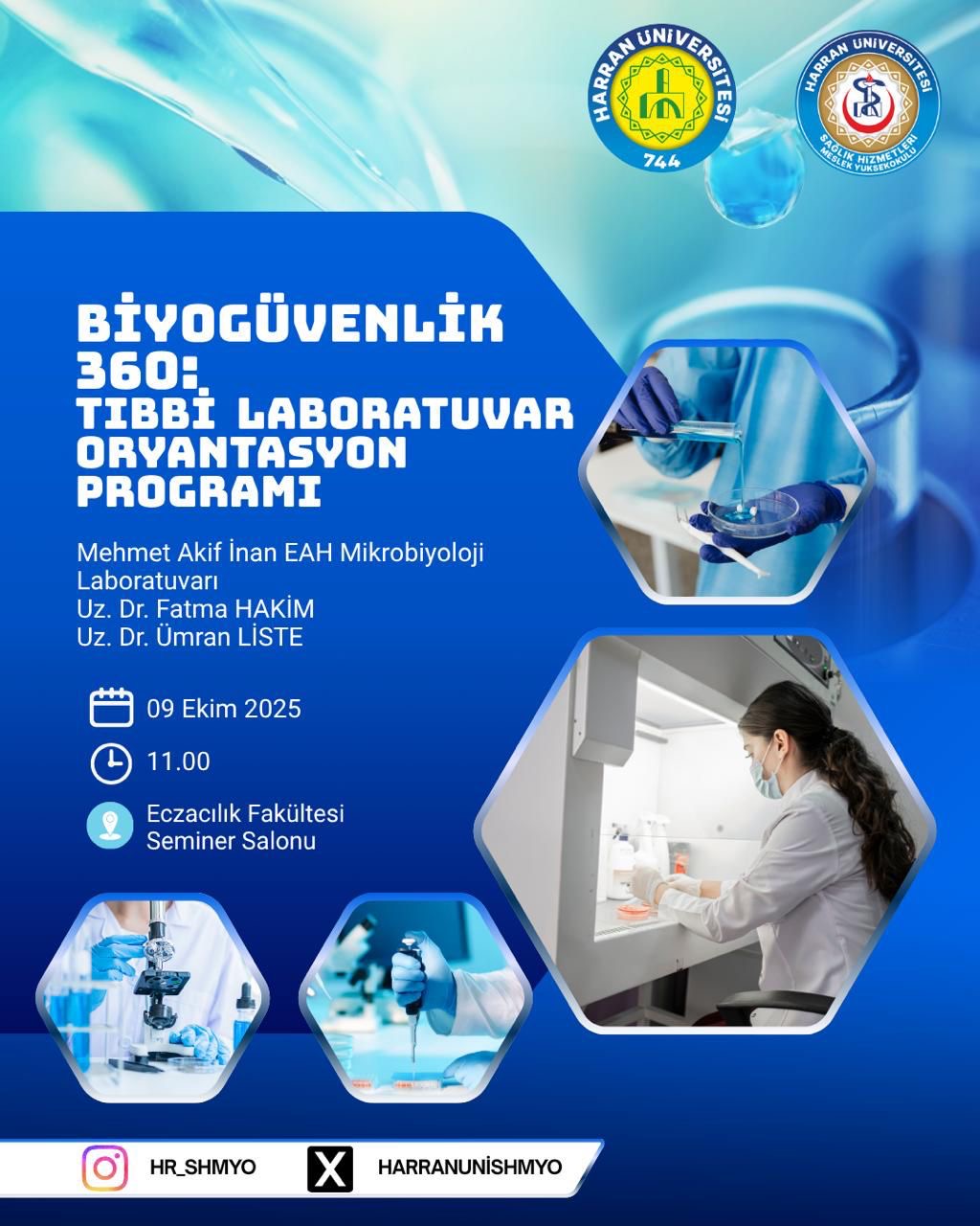 Biyogüvenlik 360: Tıbbi Laboratuvar Oryantasyon Programı