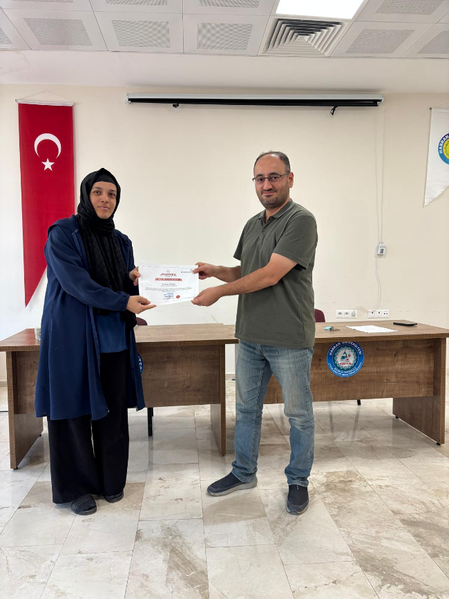 HÜBTAM'da hizmet içi eğitim