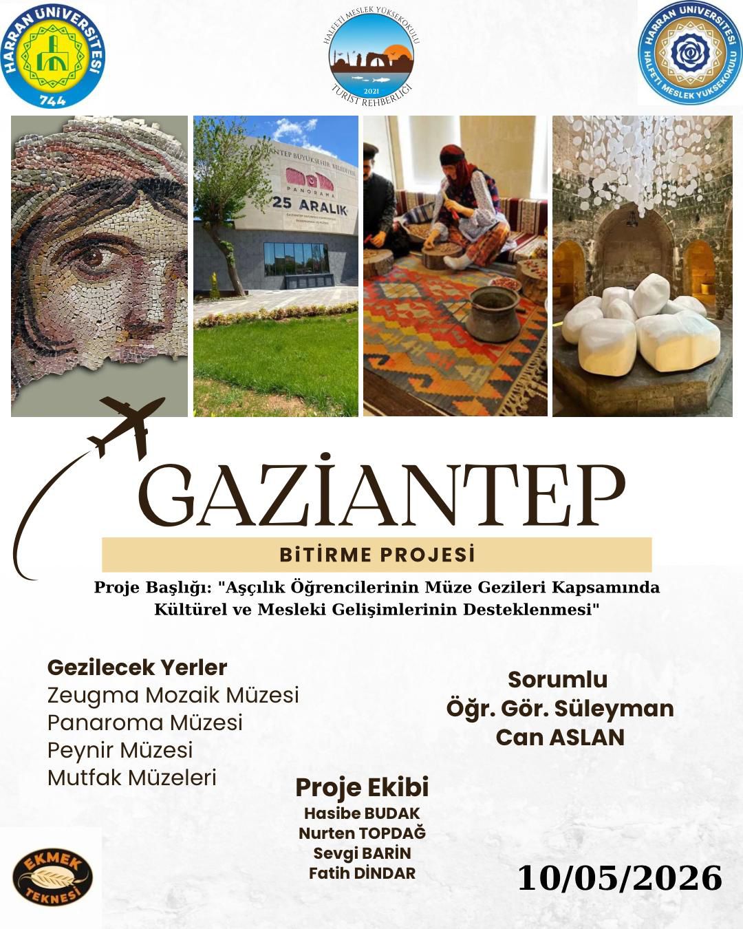 Halfeti MYO Turist Rehberliği 2. Sınıf Öğrencileri Bitirme Projesi Kapsamında Gezi Düzenledi.