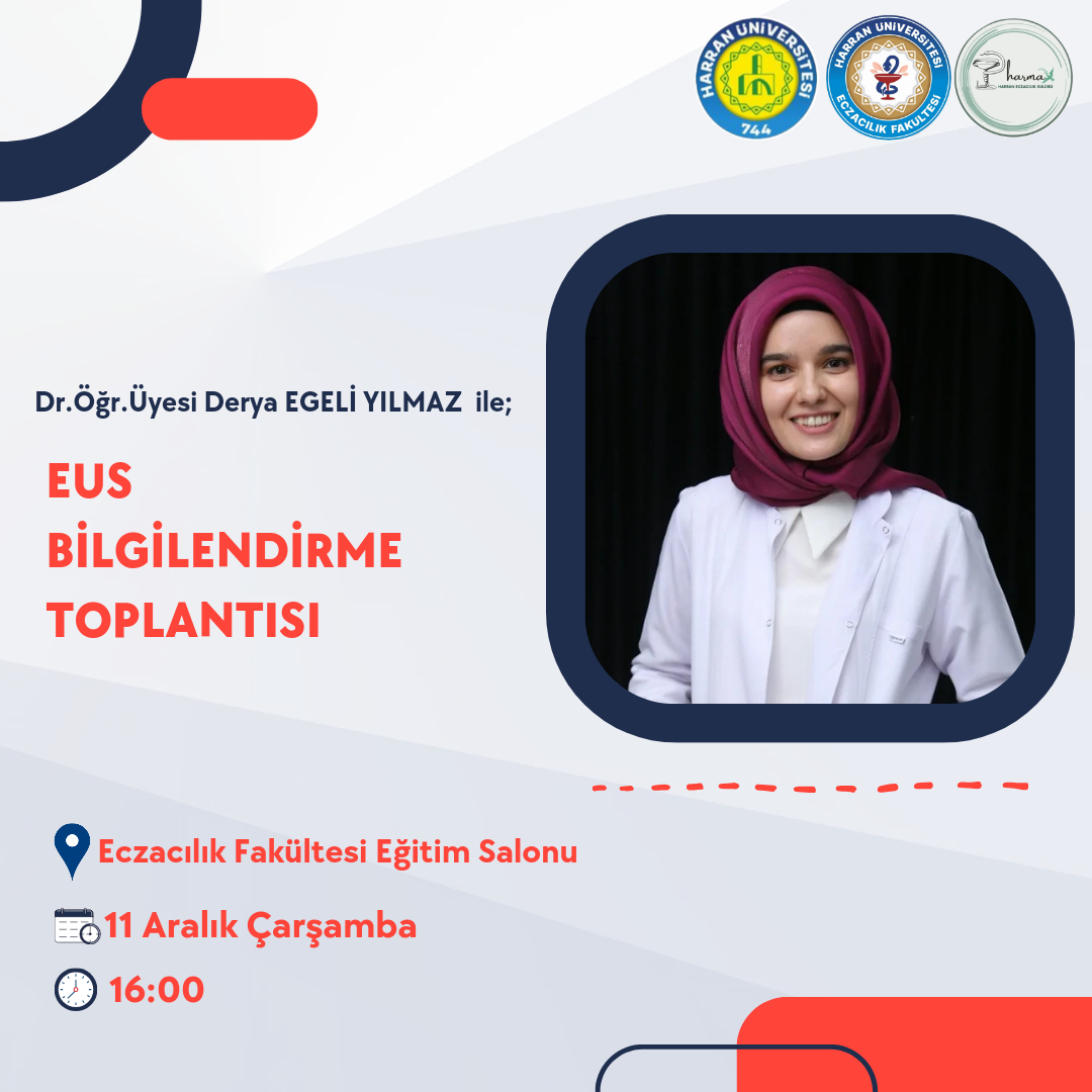Meslek İçi Söyleşi "Eczacılıkta Uzmanlık Sınavı Bilgilendirme Toplantısı"
