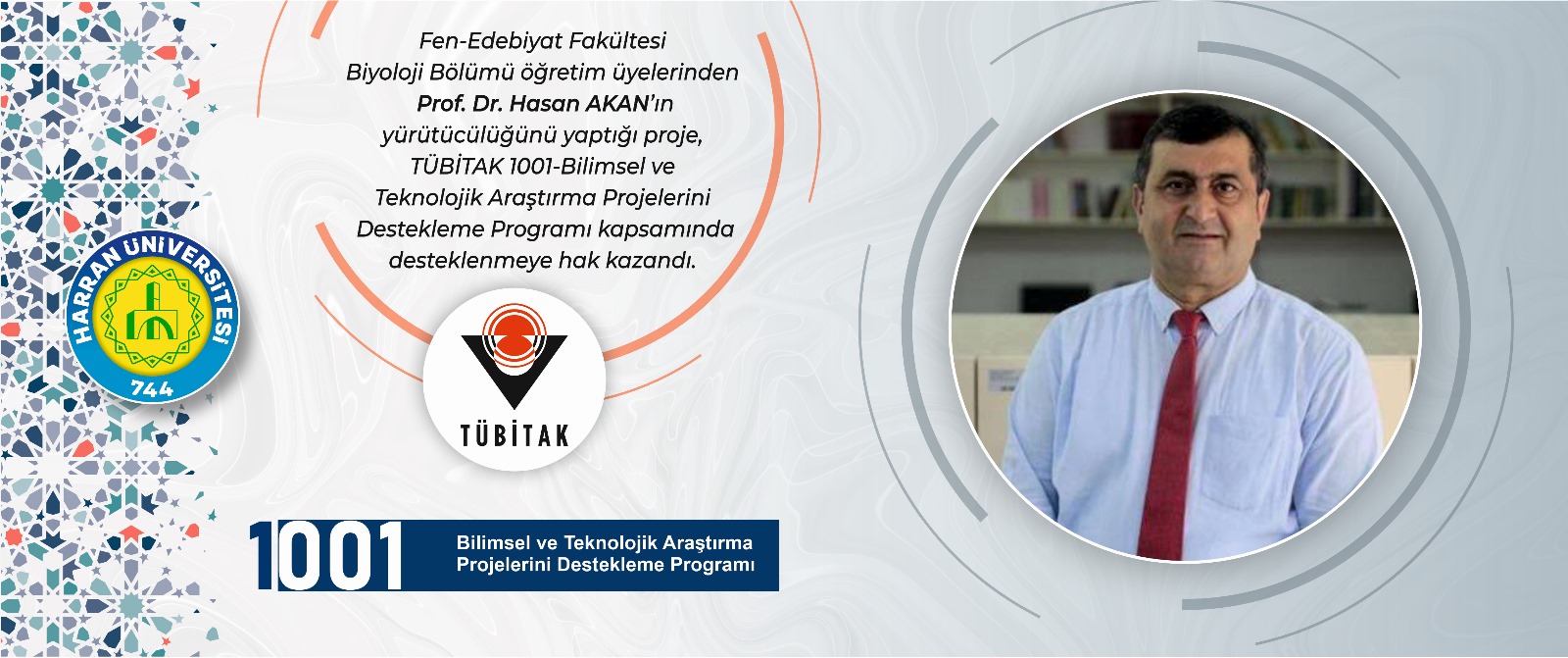 Biyoloji Bölümünden TÜBİTAK 1001 Başarısı