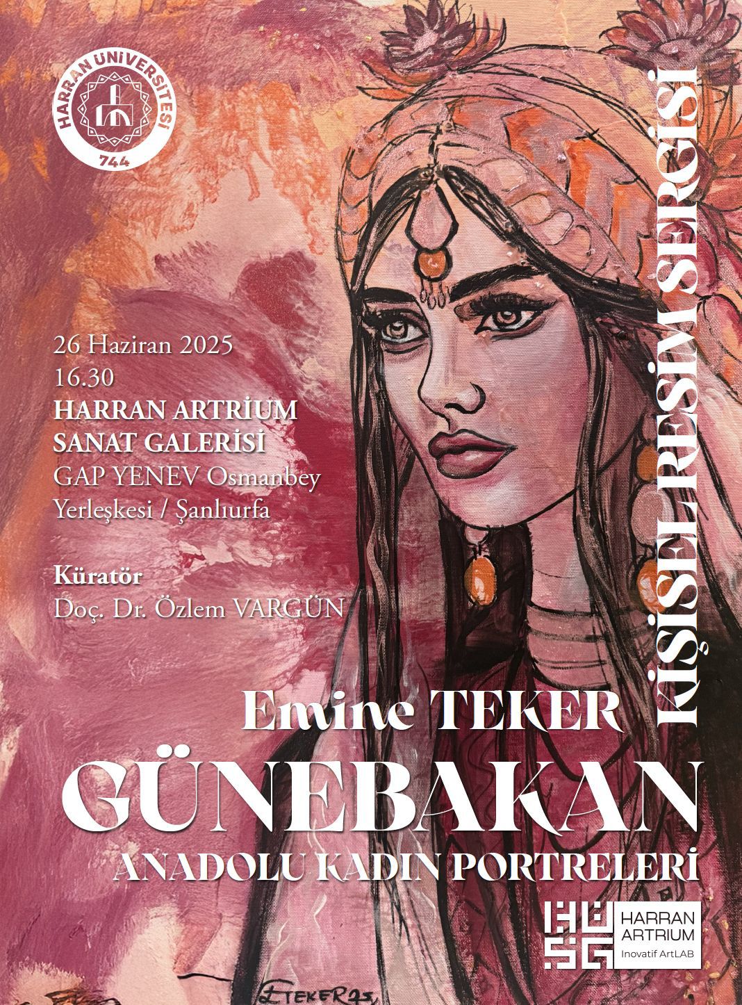 “Günebakan: Anadolu Kadın Portreleri” Sergisi Harran Artrium’da Açıldı